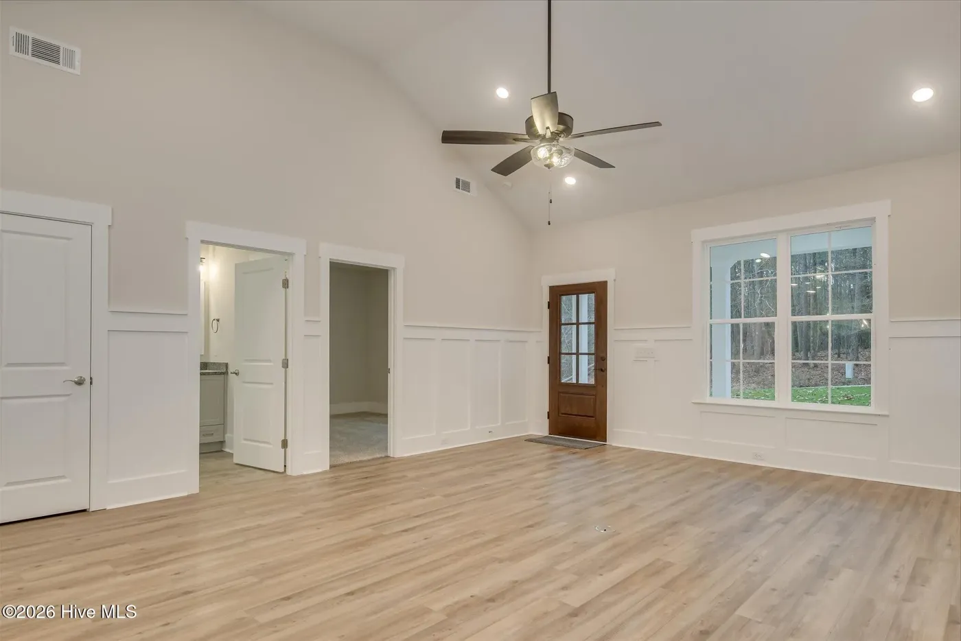 Interior of a newly built home at Savannah Lakes Village