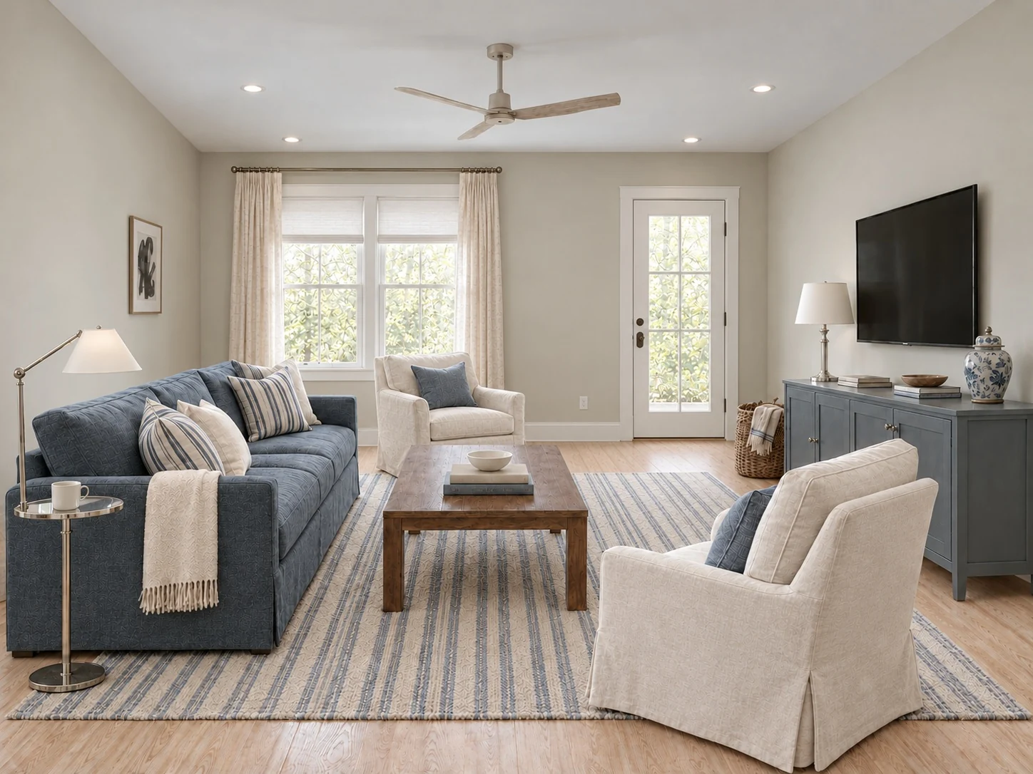 The Bordeaux interior, standard as-staged concept