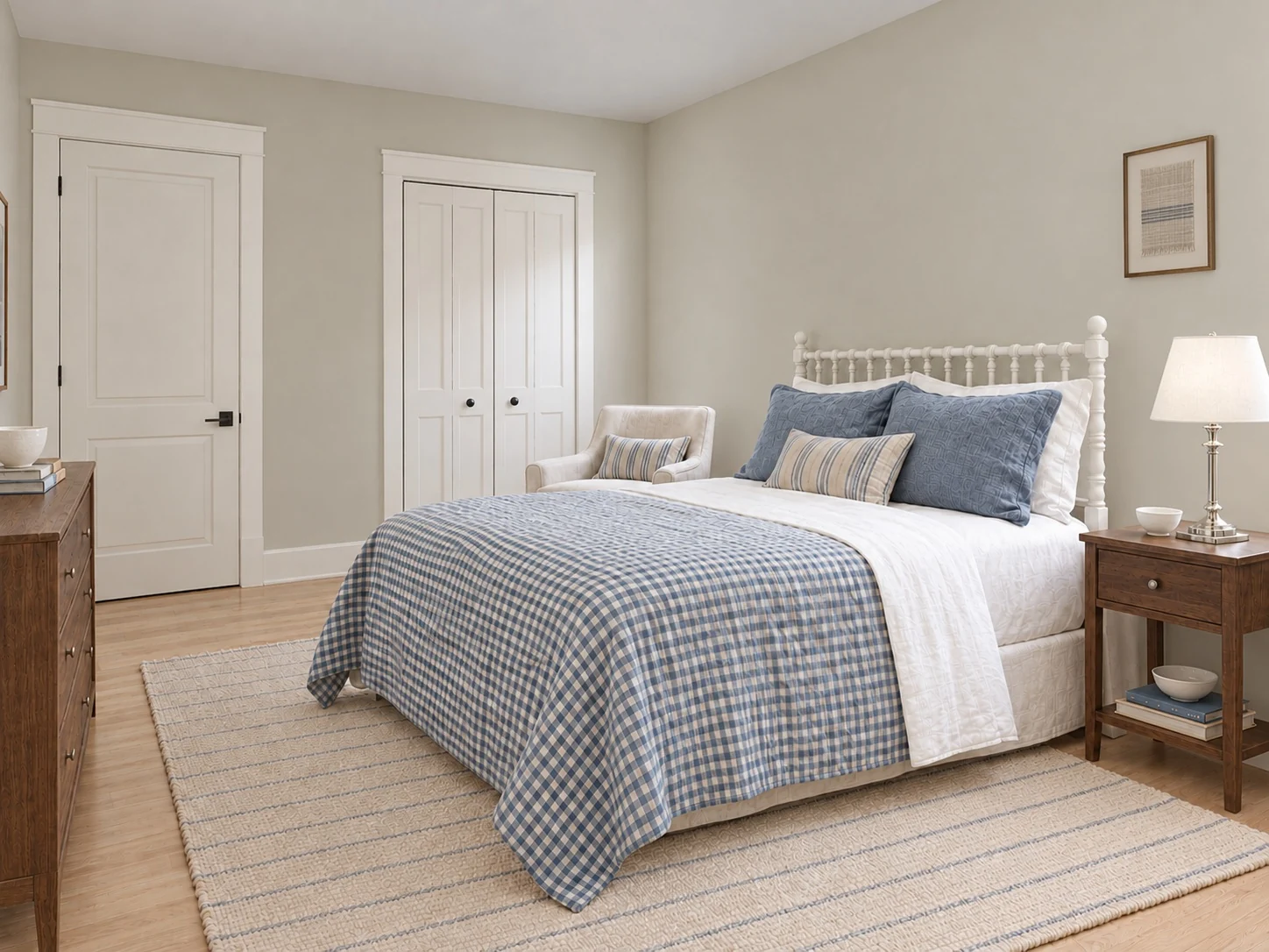 Bedroom 2, standard illustrative interior