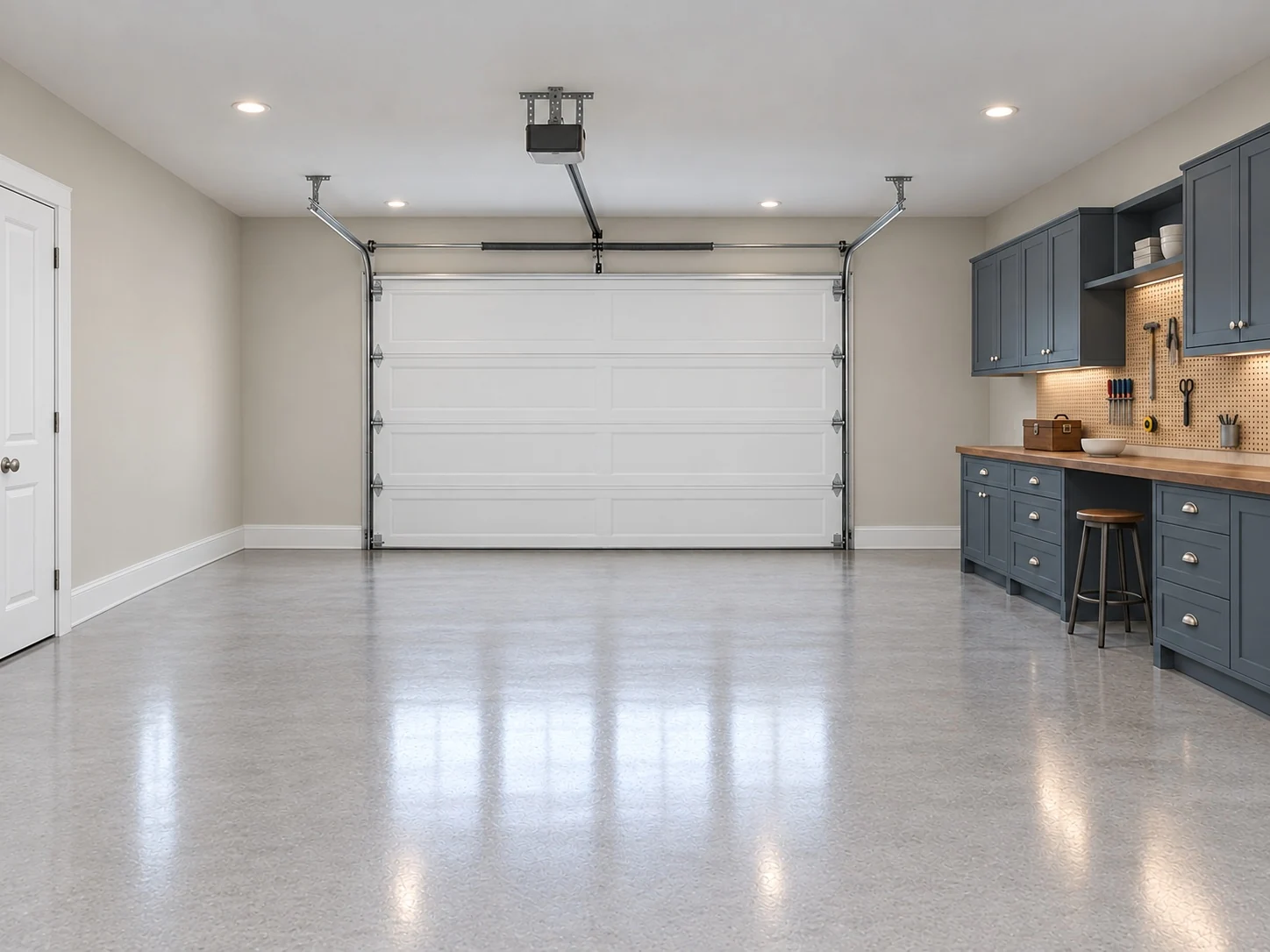 Garage, standard illustrative interior