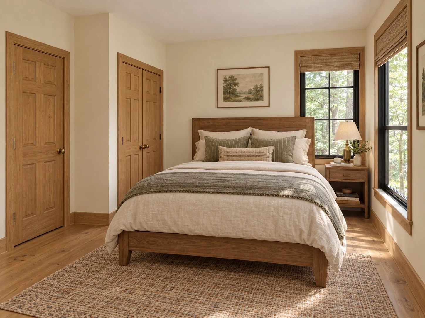 Finished walkout · Bedroom 2, standard illustrative interior