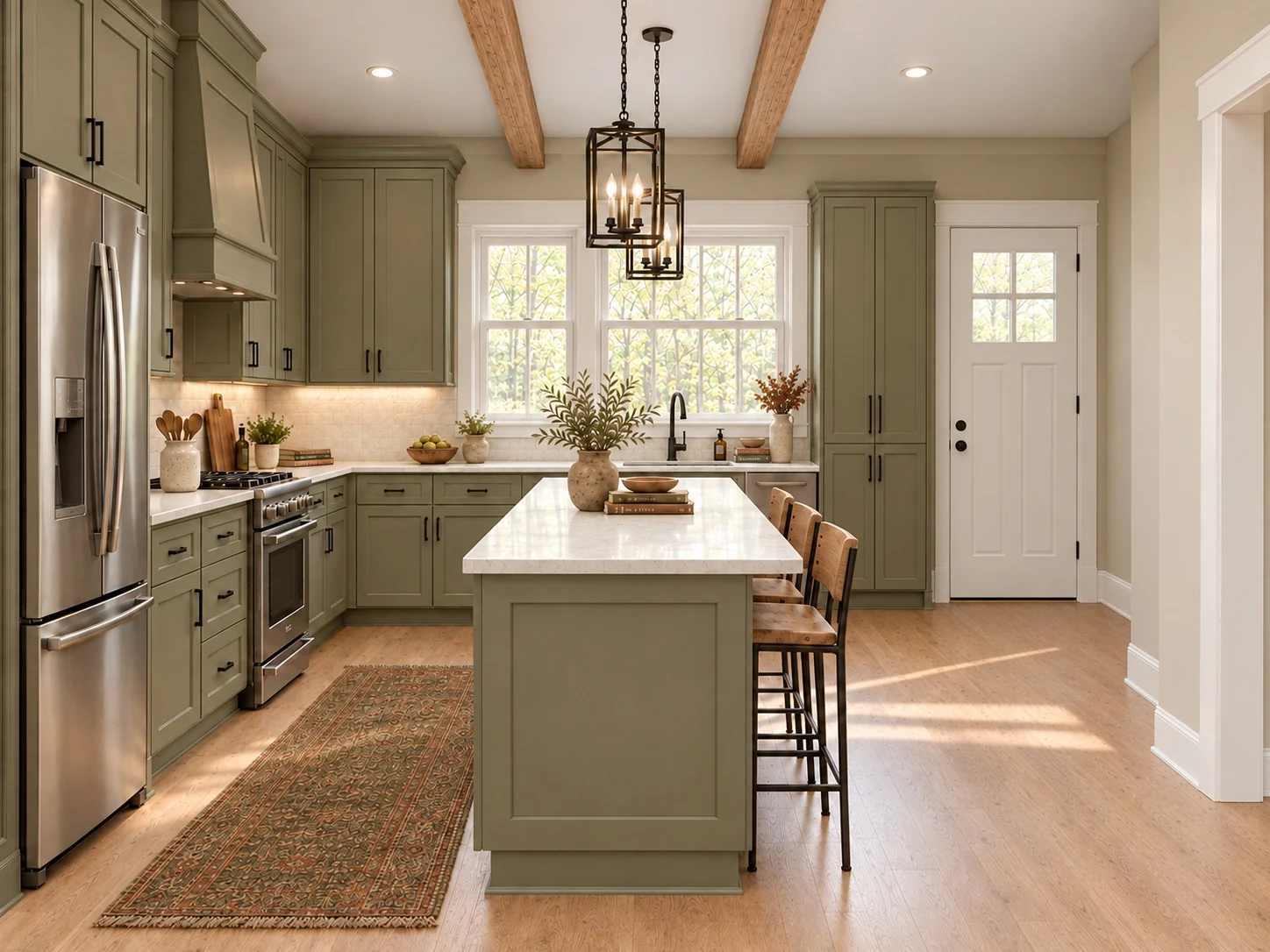 Kitchen, standard illustrative interior