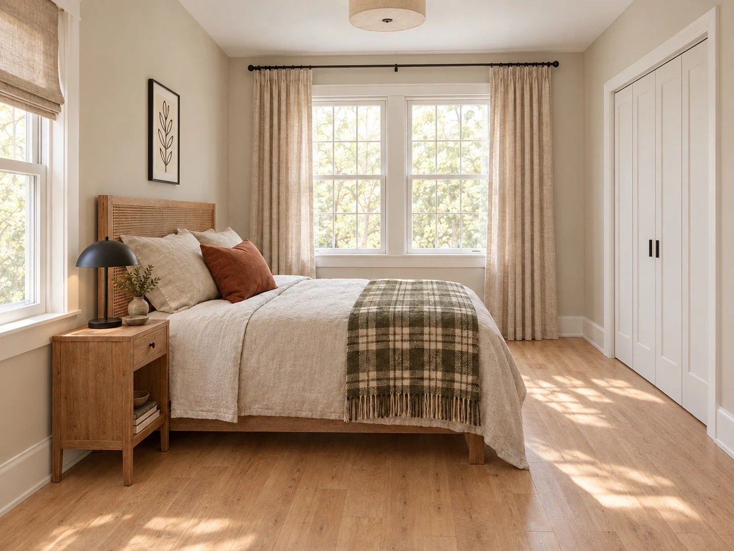 Guest bedroom (bedroom 2), standard illustrative interior
