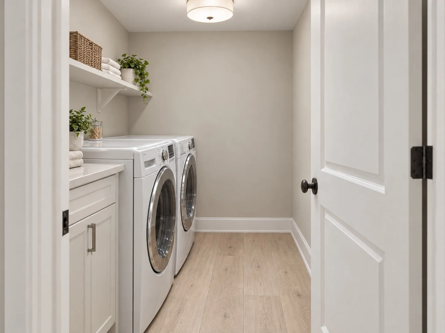 Laundry, standard illustrative interior
