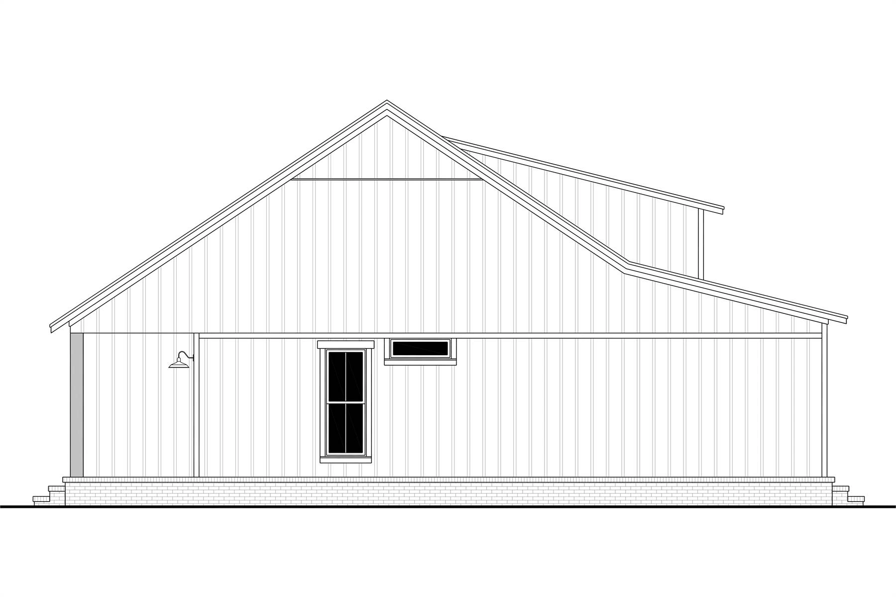 The Spike Horn: left elevation drawing