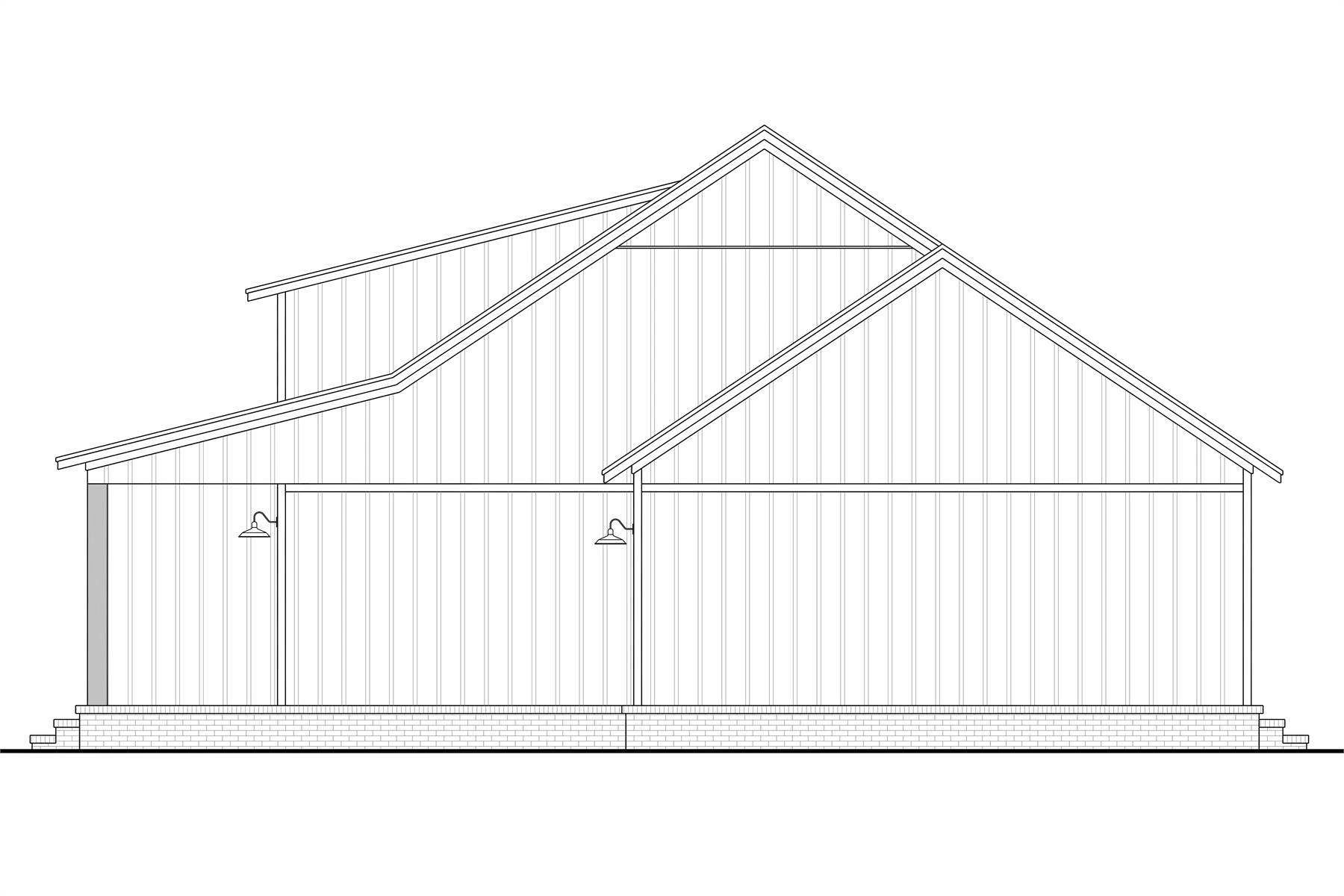 The Spike Horn: right elevation drawing