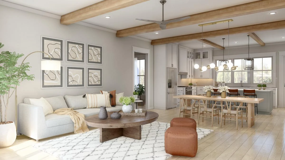 The Whitney interior, standard as-staged concept
