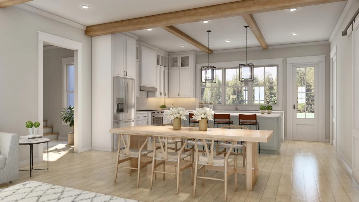 Kitchen / Dining, standard illustrative interior
