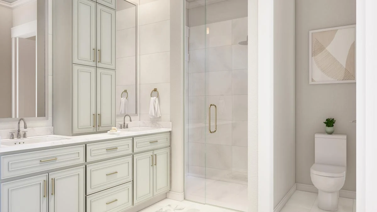 Primary Bath, standard illustrative interior