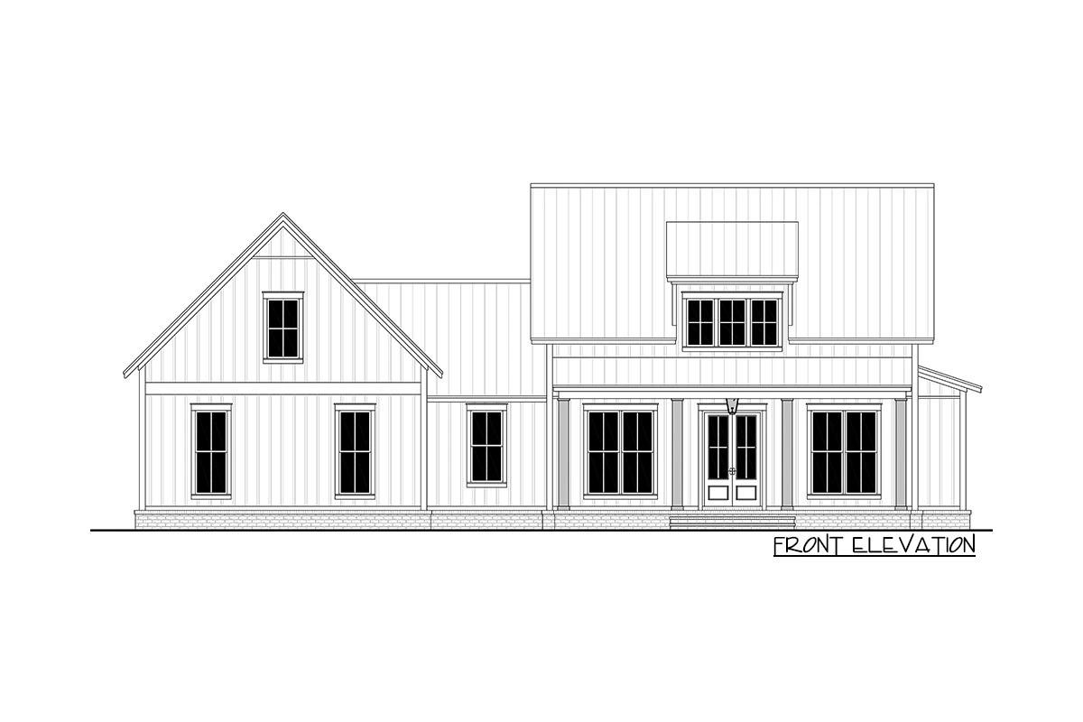 The Whitney: front elevation drawing