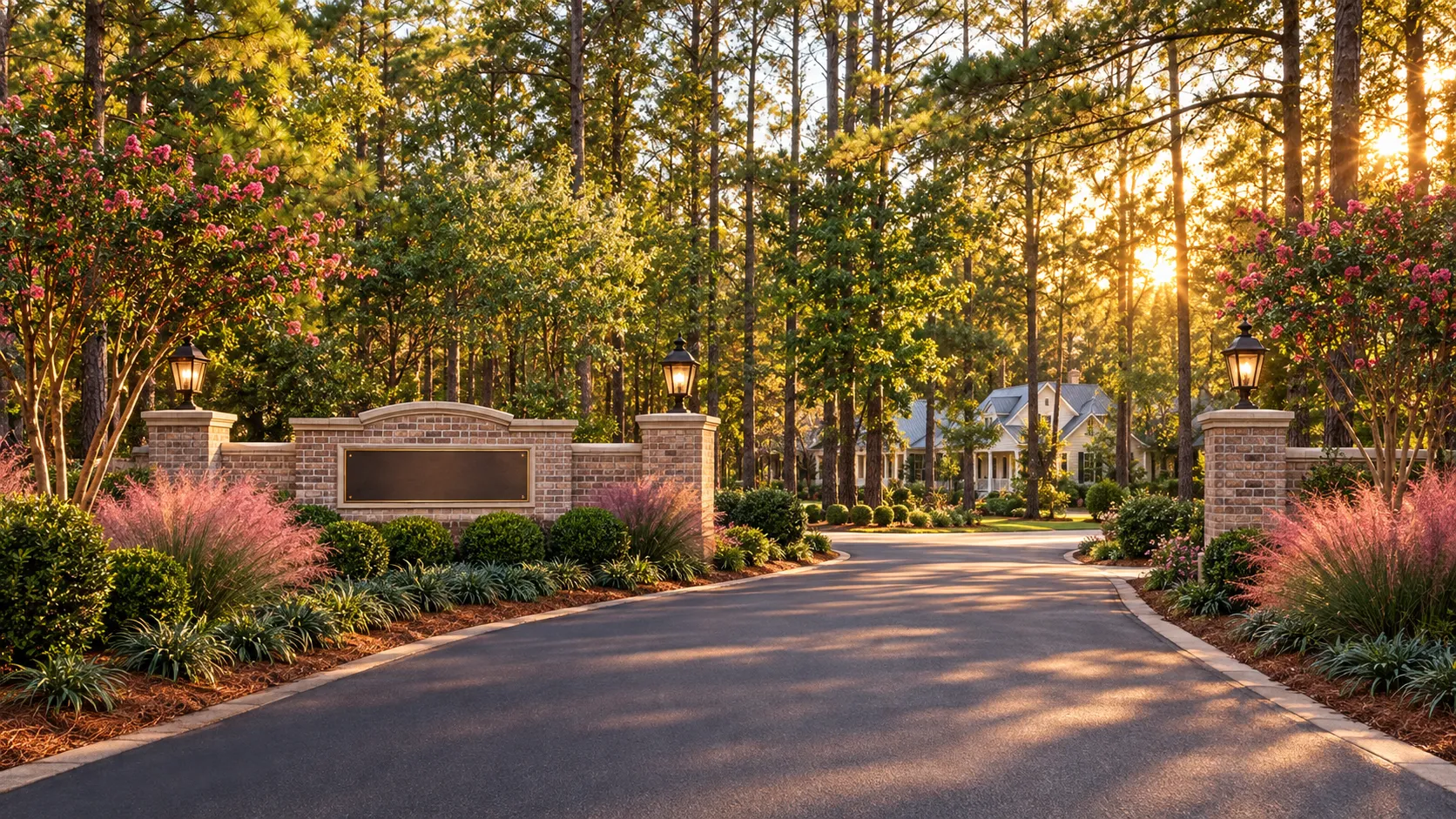 Concept rendering of the neighborhood entry monument