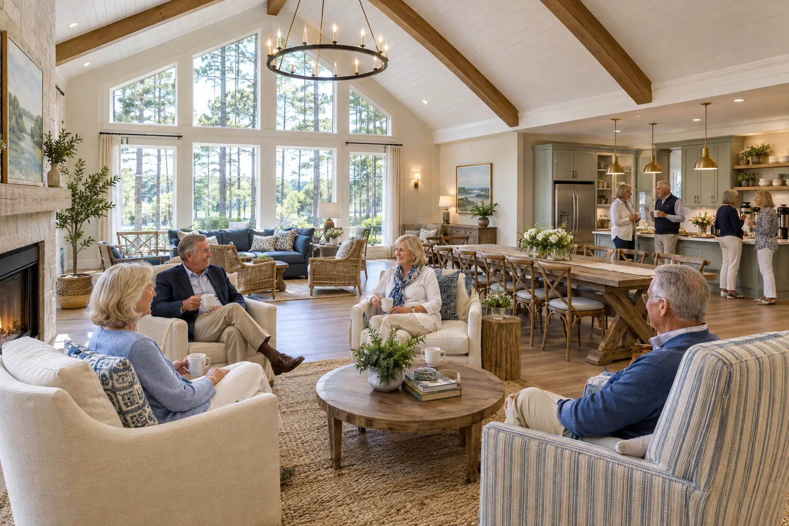 Concept rendering of the gathering room