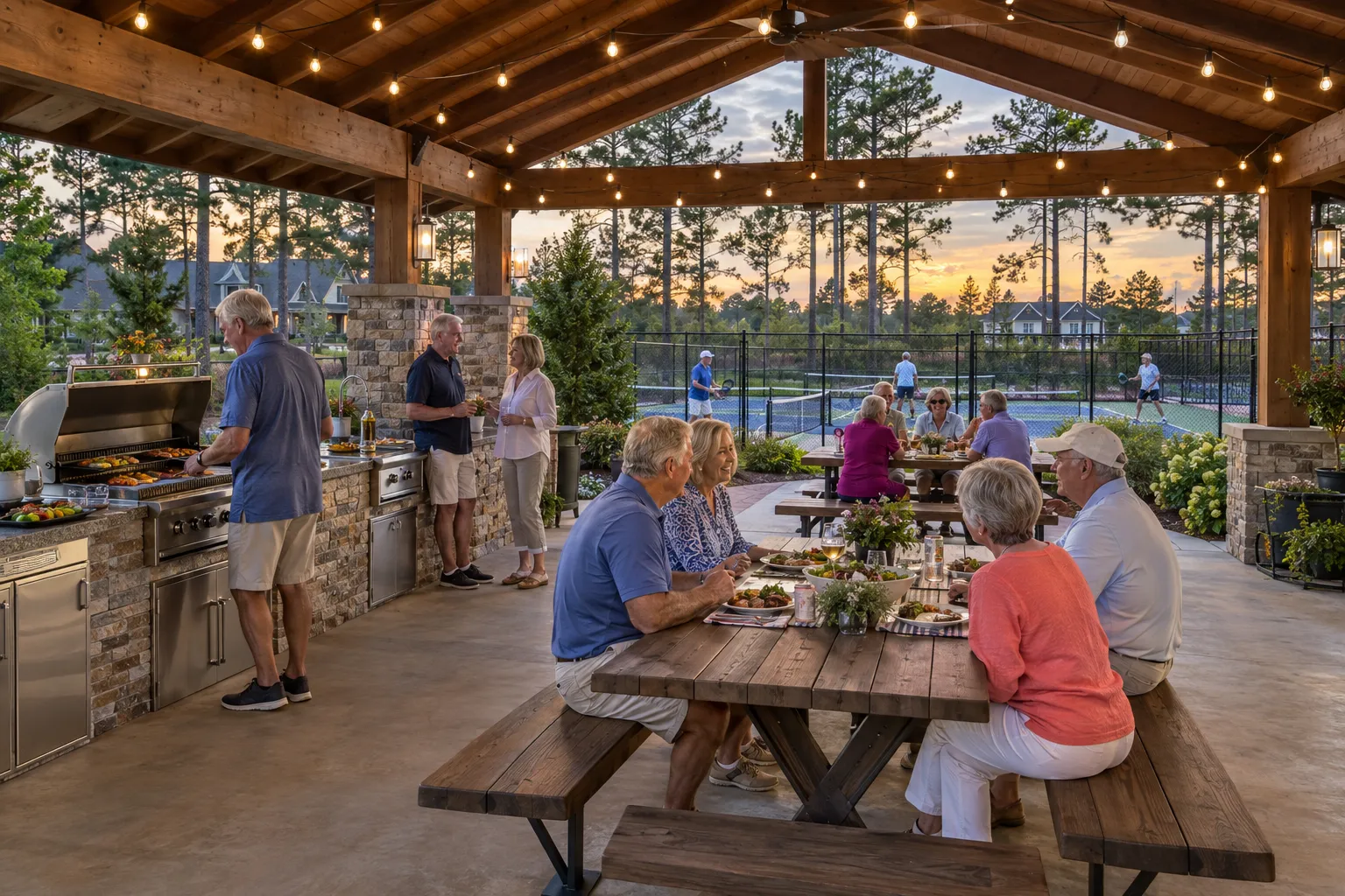Concept rendering of the grilling pavilion