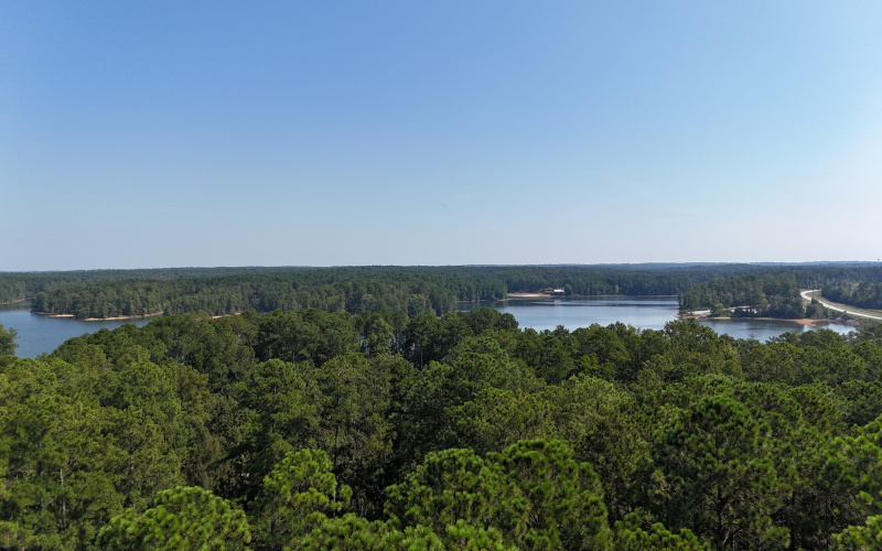 Drone view w:lake