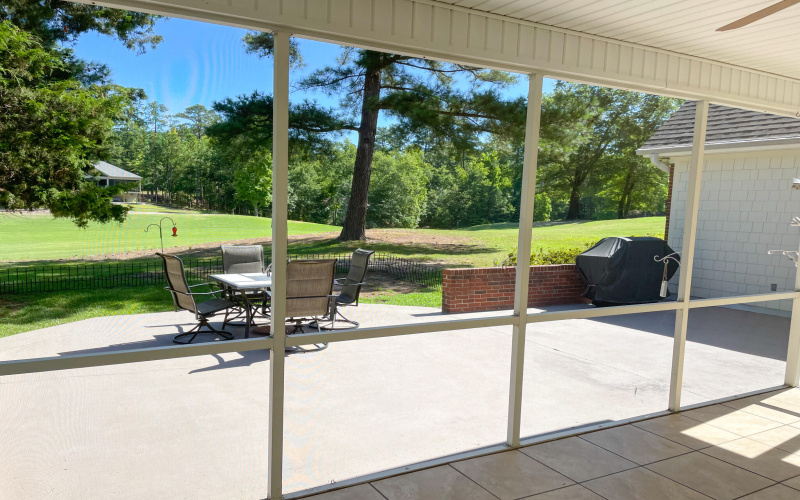 Screened Porch View