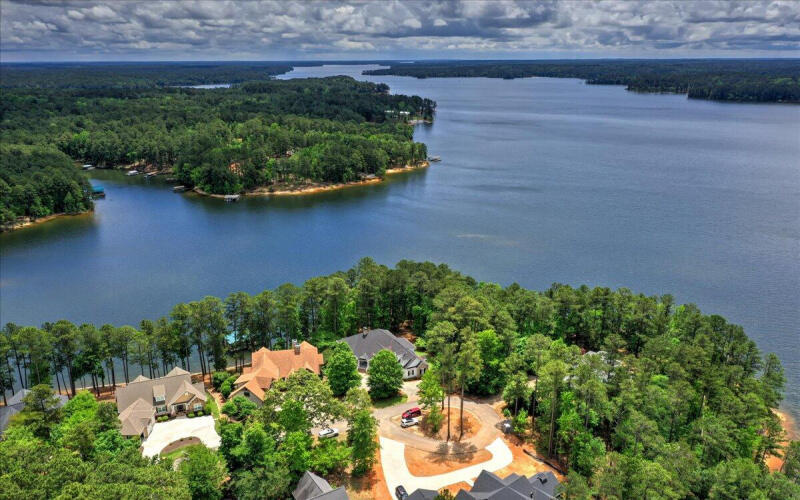 LAke View with homes