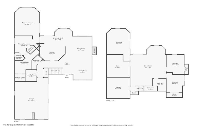 613 HERITAGE Cove, McCormick, South Carolina 29835, 3 Bedrooms Bedrooms, 7 Rooms Rooms,Residential,For Sale,HERITAGE,537115