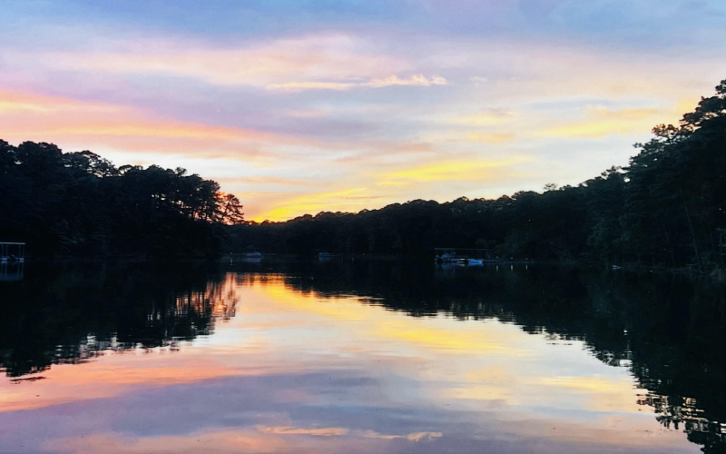 Owner photo sunset on their cove