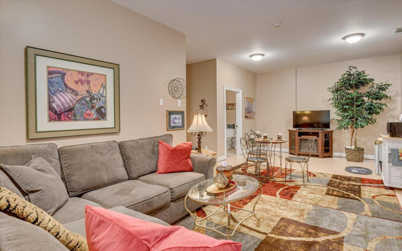 downstairs living area