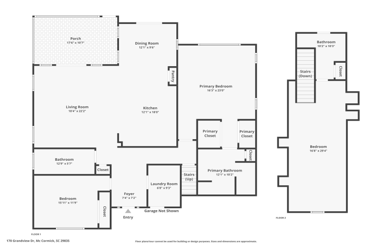 170 Grandview Dr Drive, McCormick, South Carolina 29835, 3 Bedrooms Bedrooms, 6 Rooms Rooms,Residential,For Sale,Grandview Dr,549060