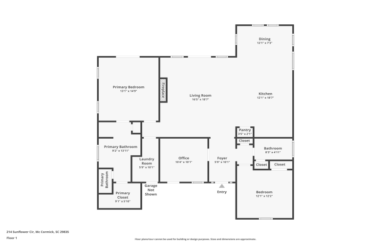 214 Sunflower Circle, McCormick, South Carolina 29835, 3 Bedrooms Bedrooms, 8 Rooms Rooms,Residential,For Sale,Sunflower,549702